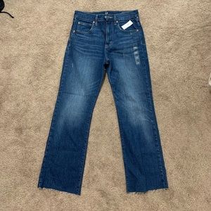 Gap high rise ankle flare jeans- brand new w tags